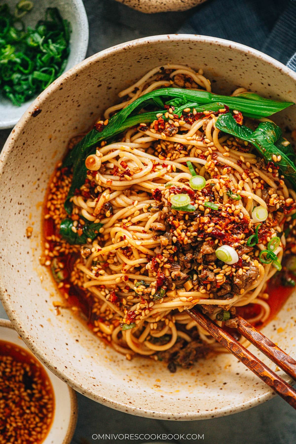 Homemade Dan Dan noodles
