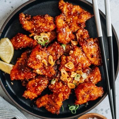 Honey garlic pork chop