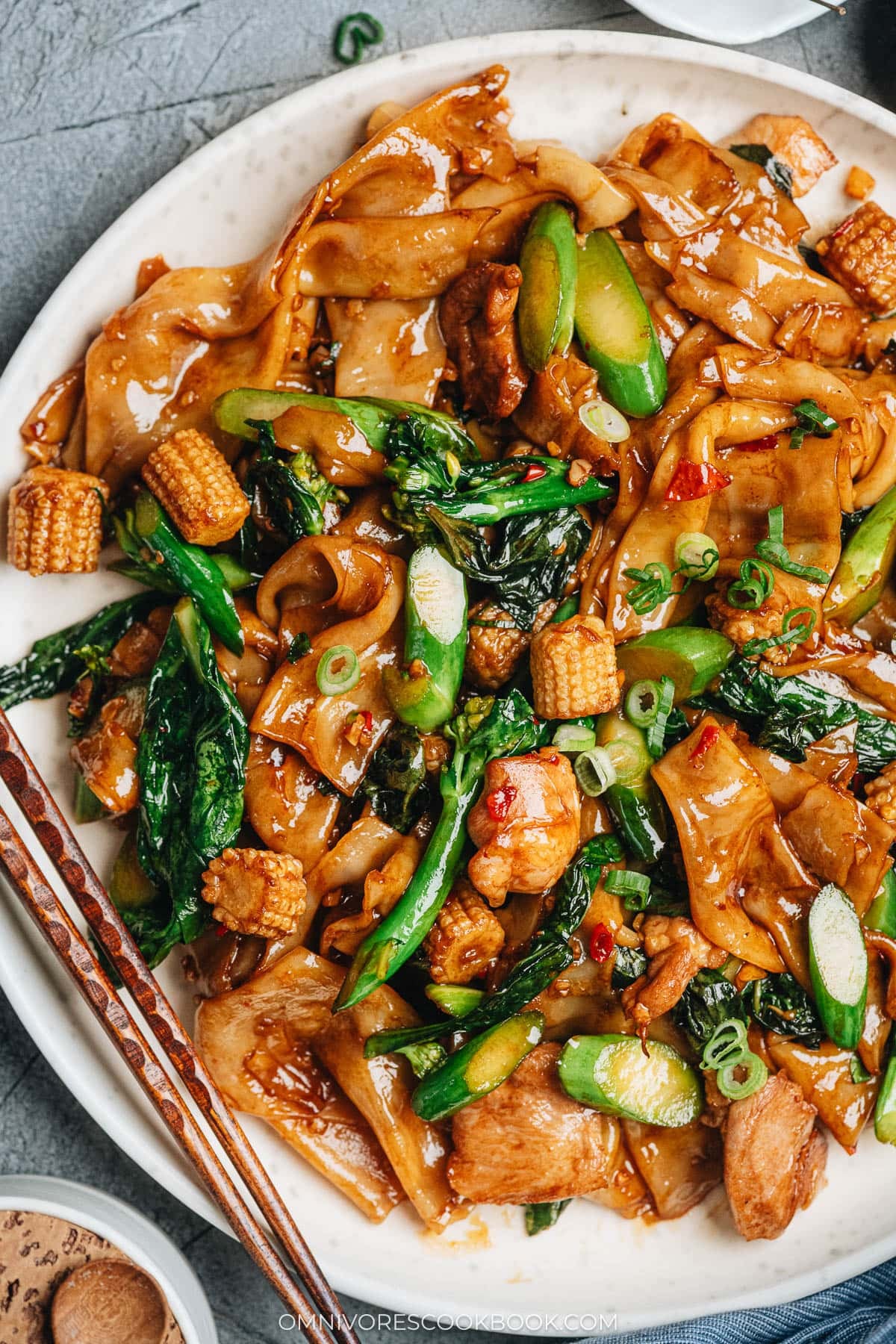 Pad Kee Mao close up