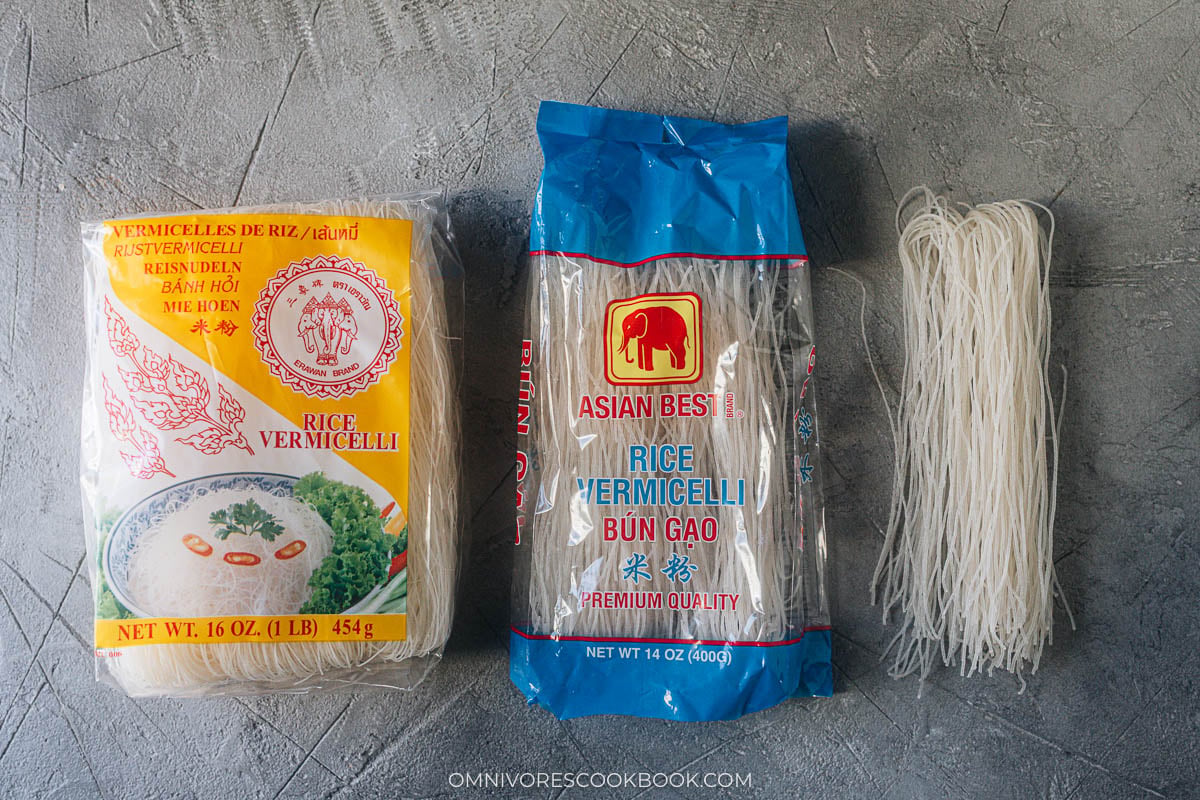 Rice vermicelli in package