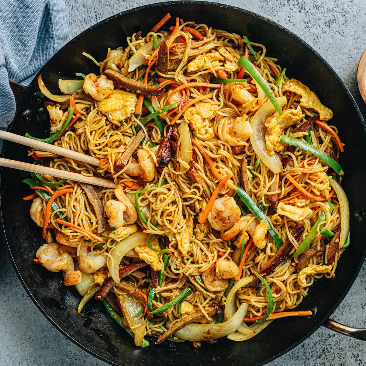 Singapore Noodles (星洲炒米粉, Singapore Mei Fun)