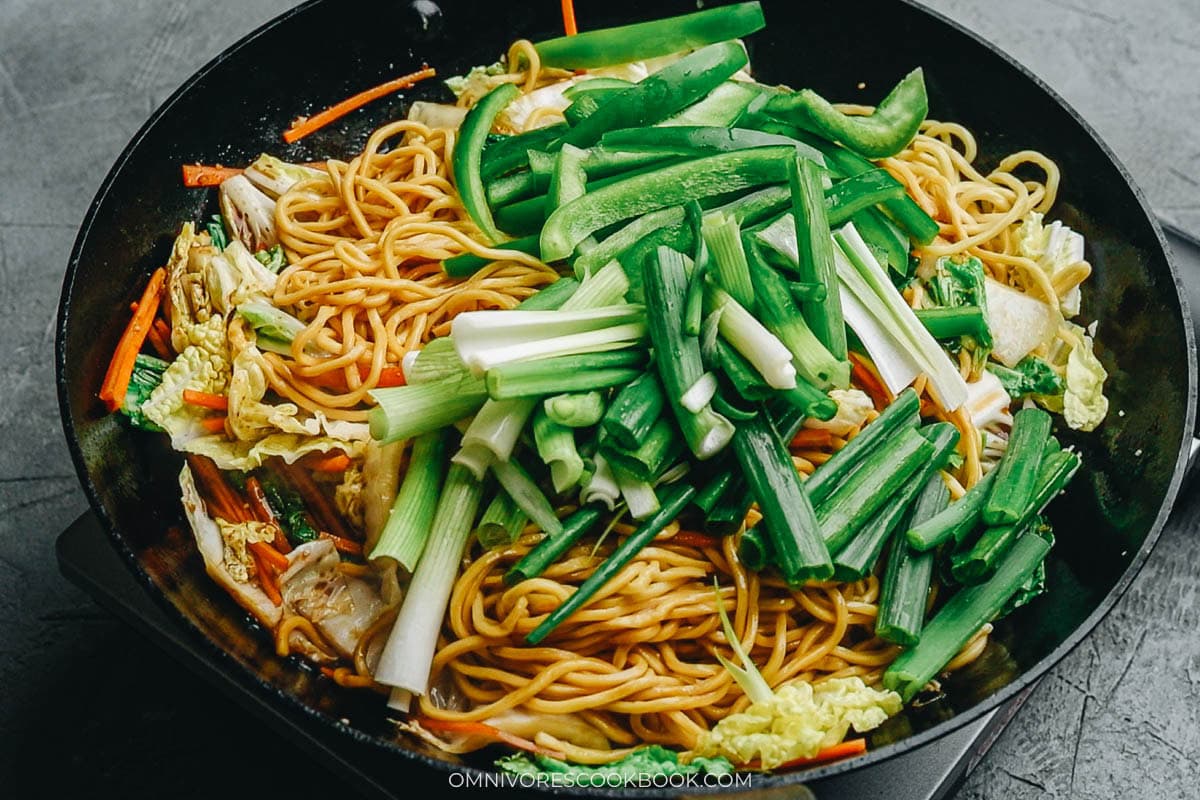 toss in the green onion