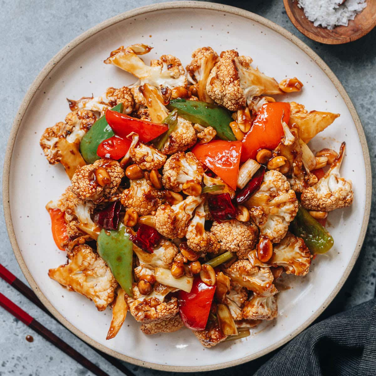 Kung Pao Cauliflower (宫保菜花)