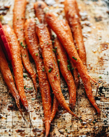 miso glazed carrots