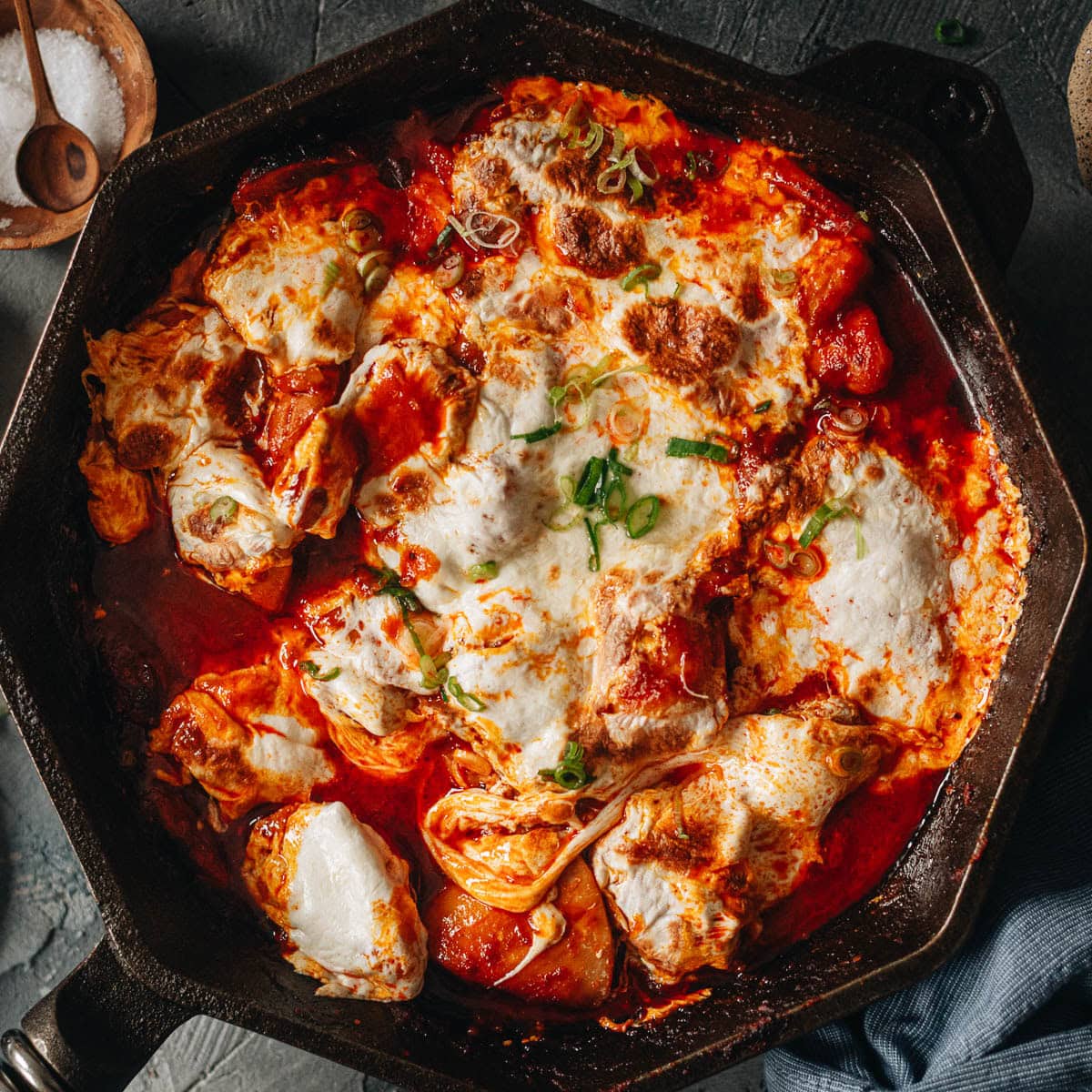 Korean Fire Chicken (Cheese Buldak)