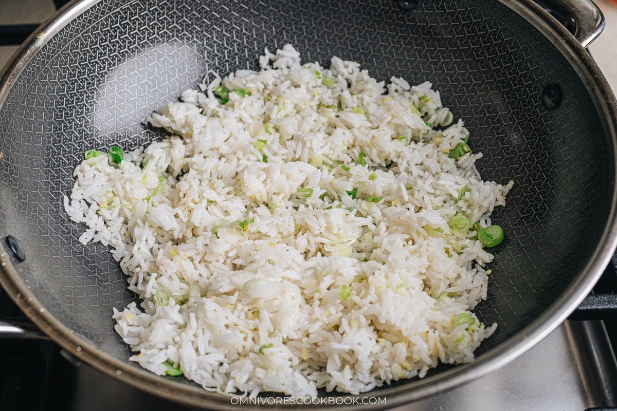Toasting the rice