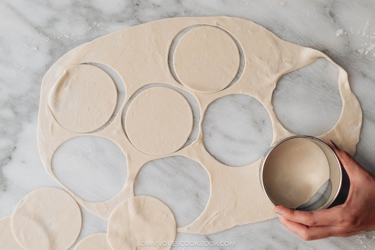shaping the dough
