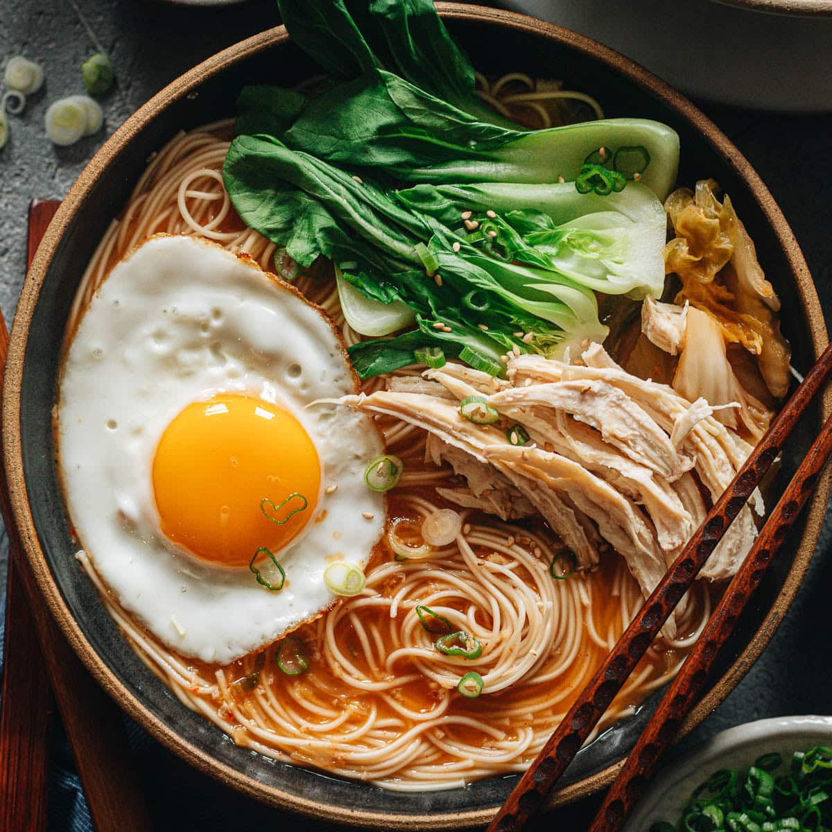 Sopa di ciambella coreana di 15 minuti.