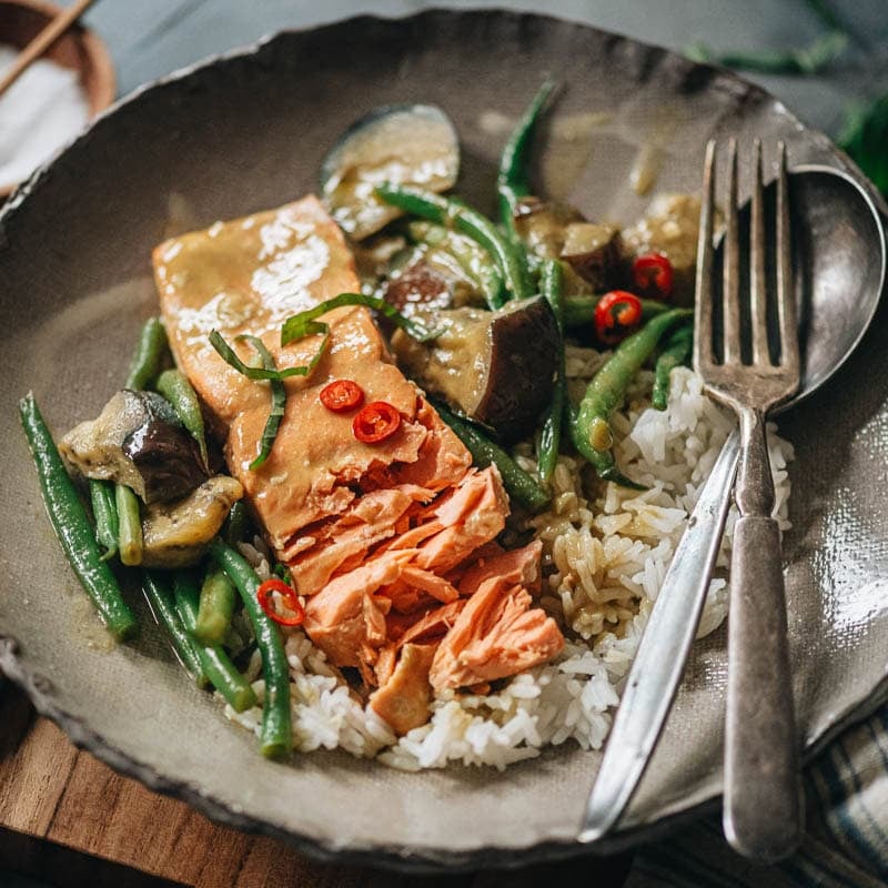 Thai Salmon Coconut Curry