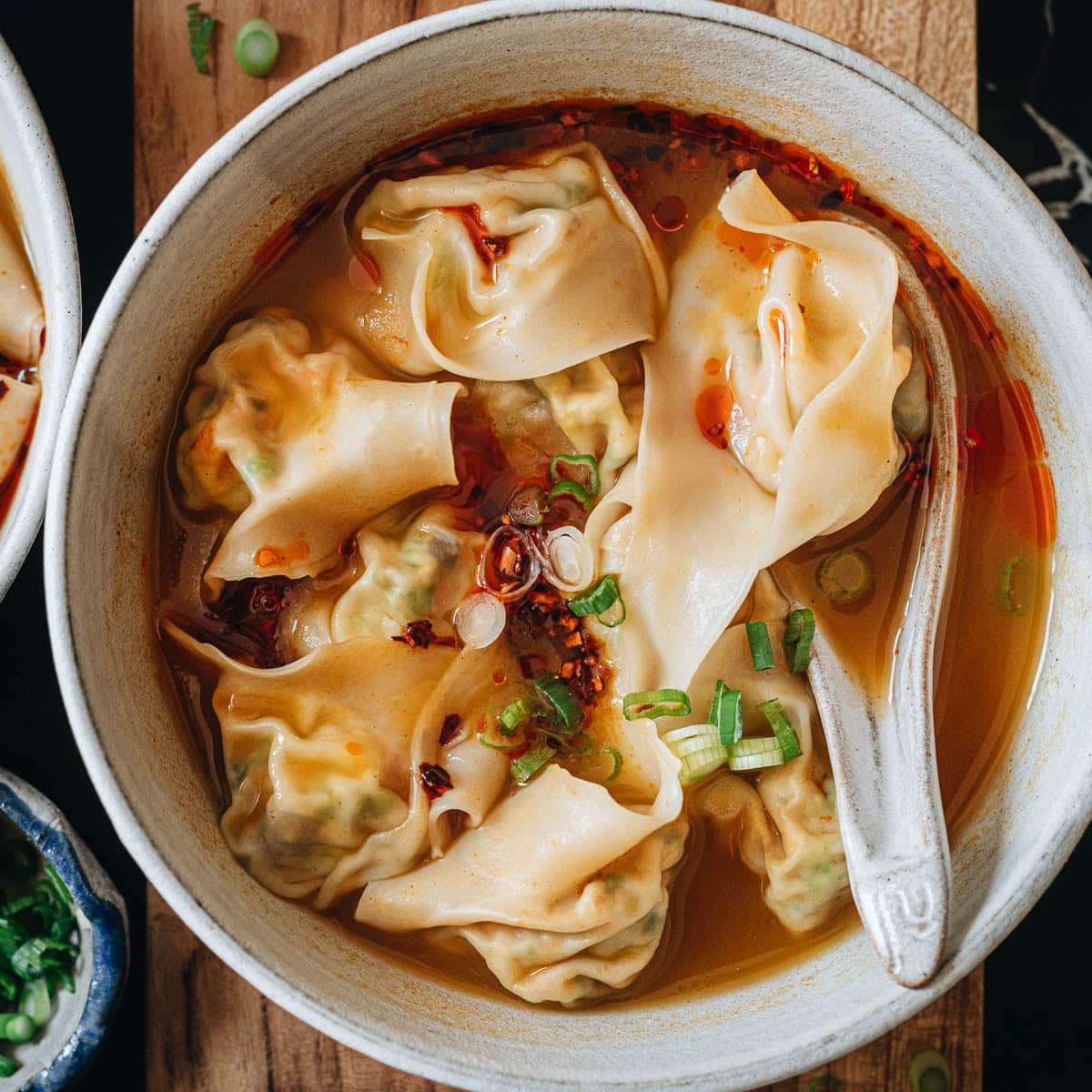 Sopa di Wonton Vegana