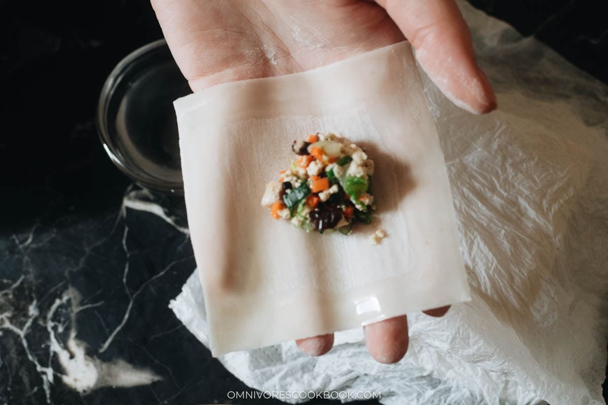 wrappers with filling
