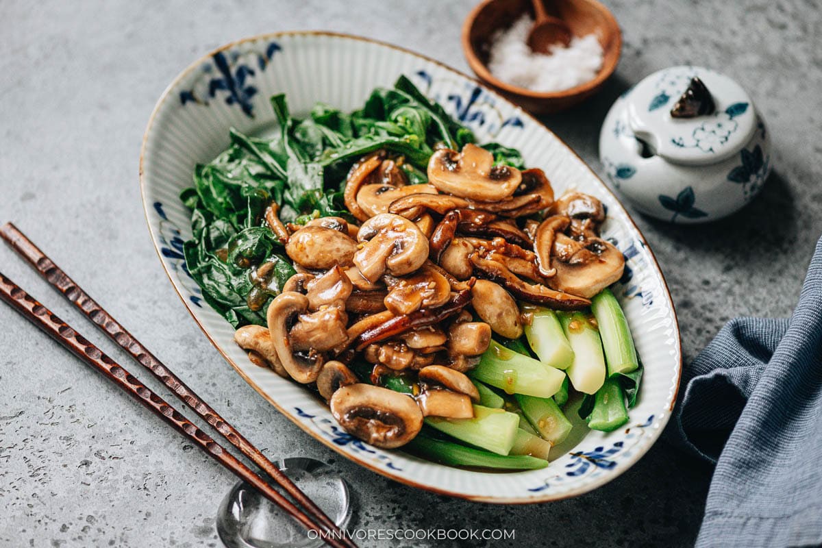 Chinese language Broccoli with Mushrooms – Omnivore’s Cookbook Chinese language Broccoli with Mushrooms – Omnivore’s Cookbook