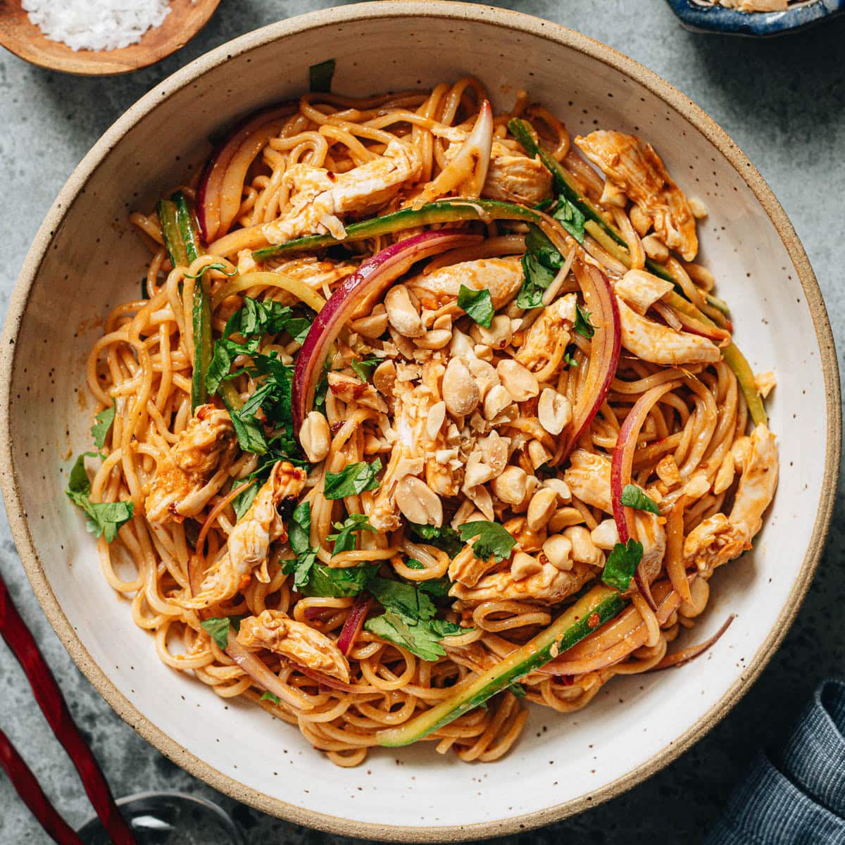 Chili Crisp Noodles (Cold Noodles with Lao Gan Ma Sauce)