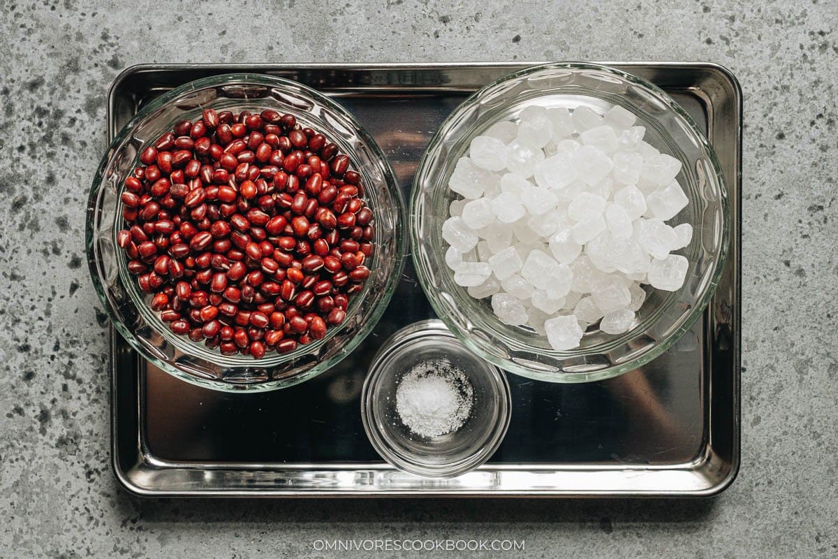 red bean paste ingredients