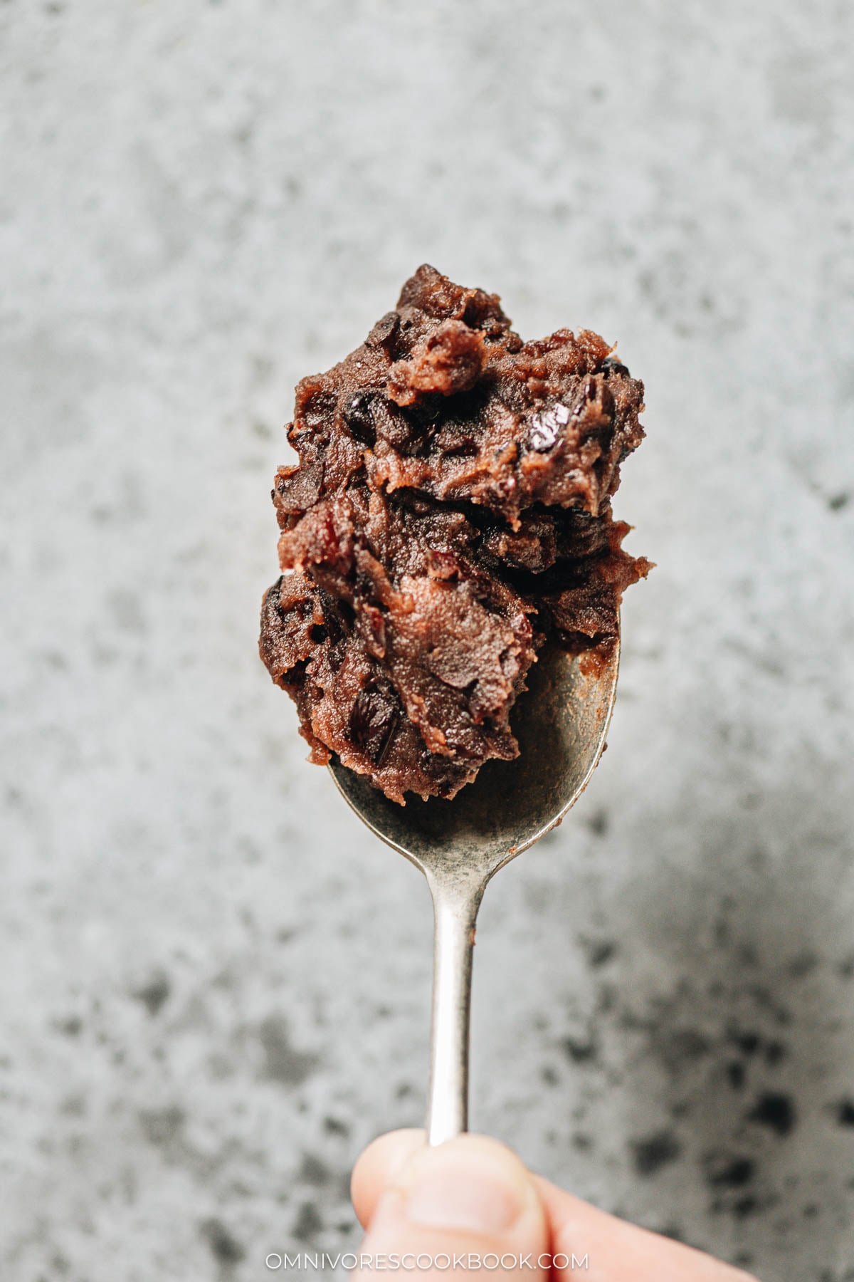 red bean paste