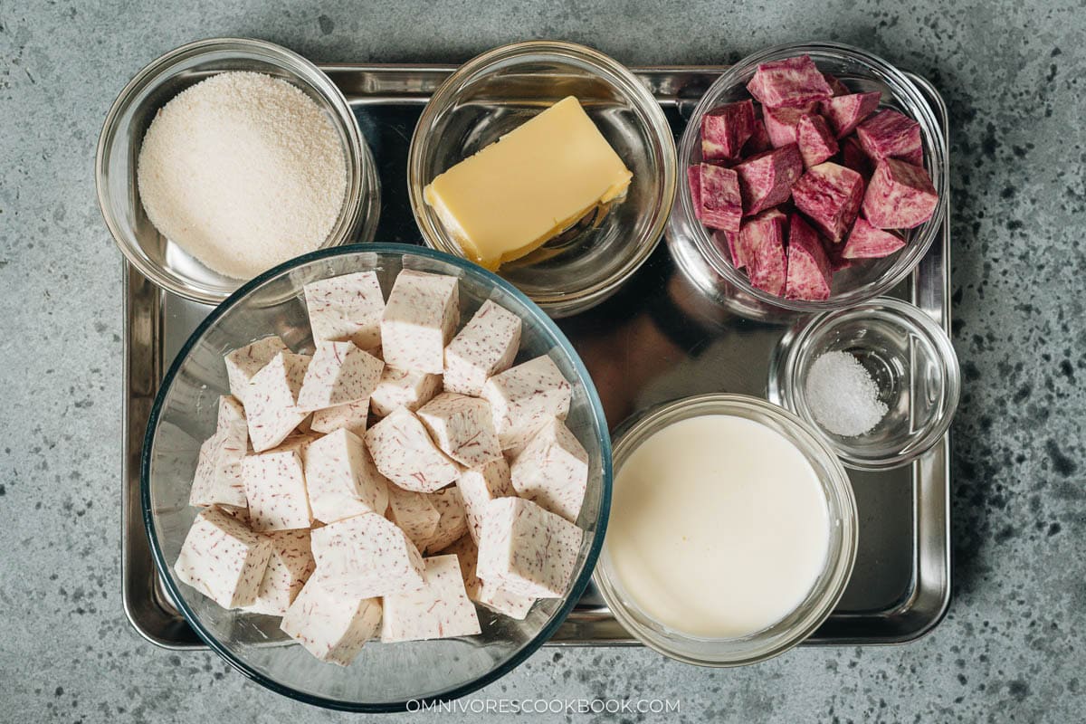 taro paste ingredients