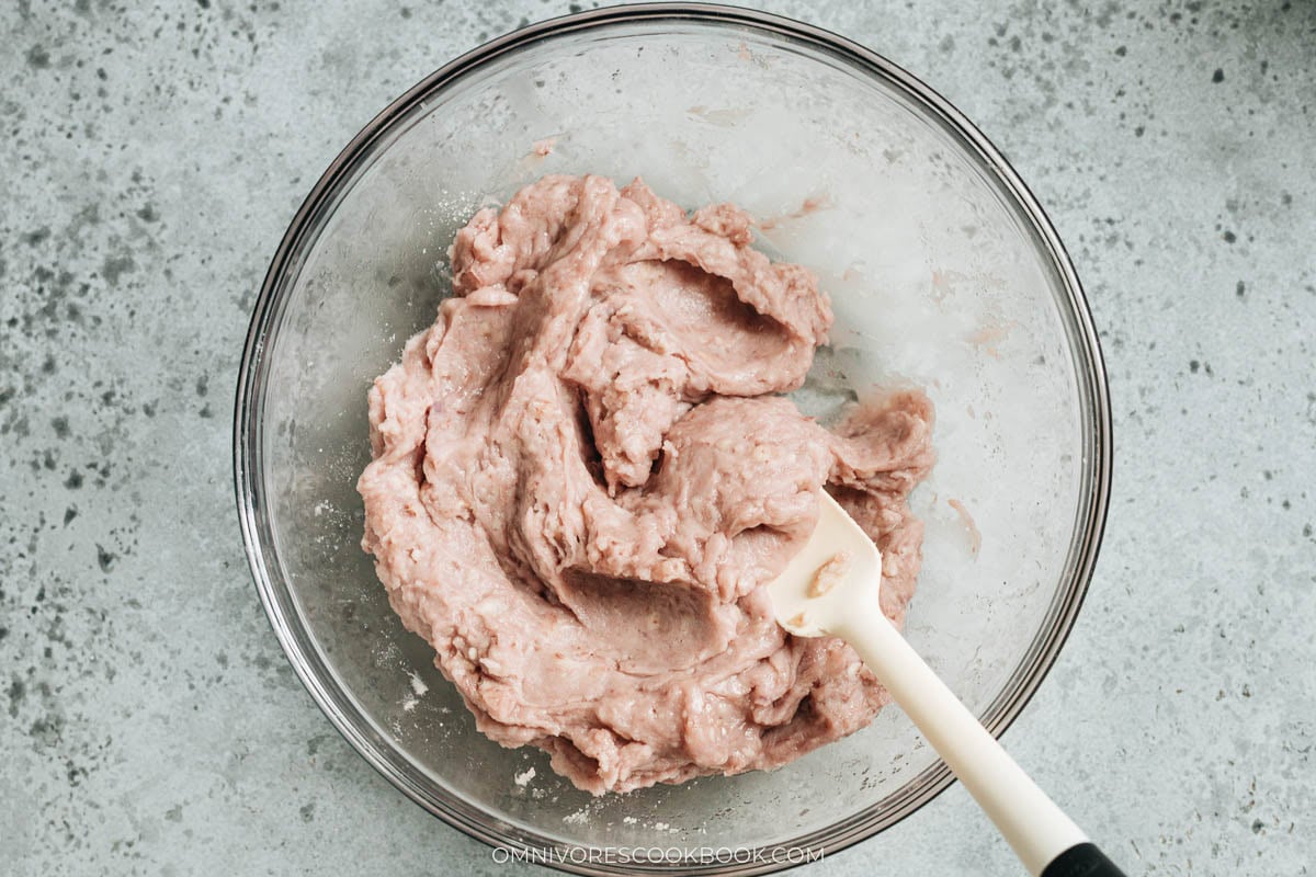 blending taro paste
