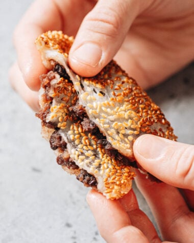 Sticky Rice Cake with Red Bean Paste