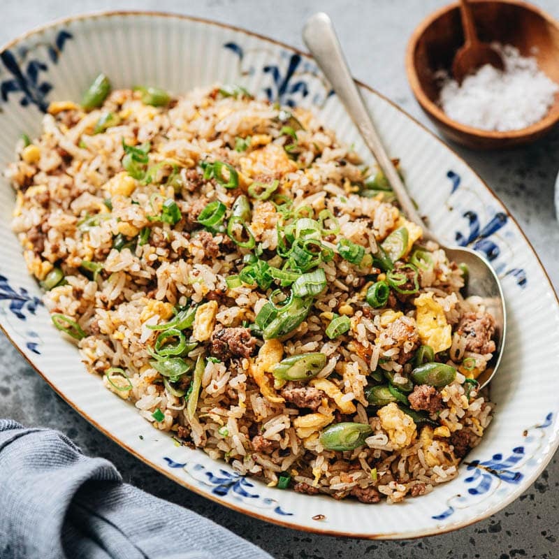 Sichuan Fried Rice met Ya Cai