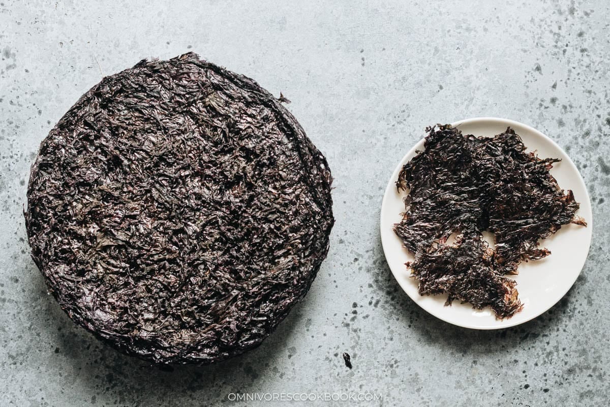 Chinese dried seaweed