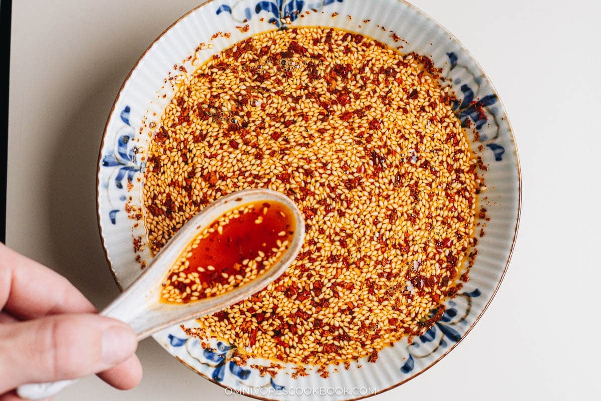 spoonful of chili oil