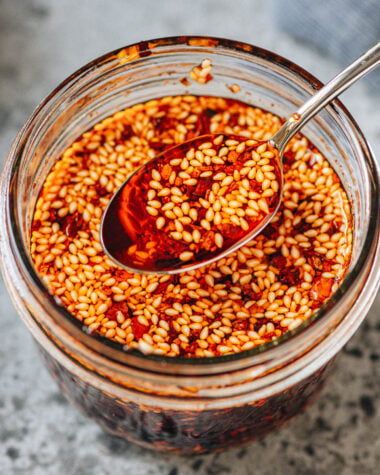 spoonful of chili oil