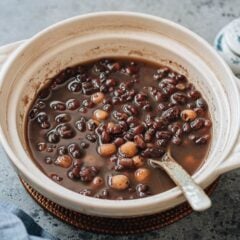 Traditional Chinese red bean soup