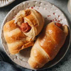 Asian-style pig in a blanket