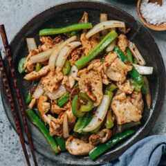Easy stir fried chicken with shacha sauce