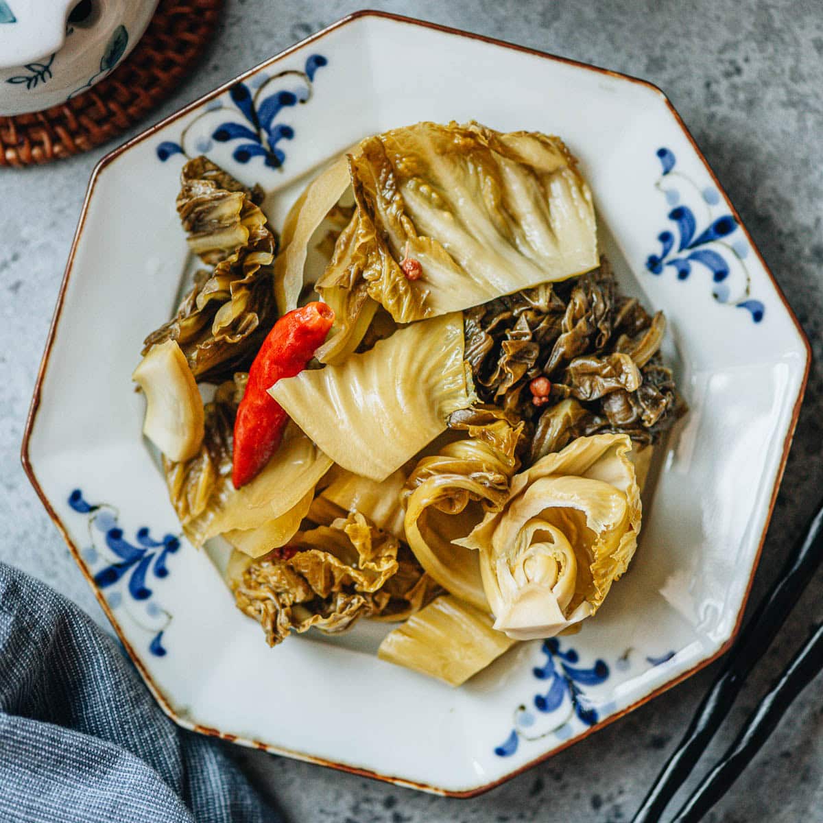 Sichuan Pickled Mustard Greens (四川酸菜)